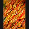'steigend, dicht' - Tuschezeichnung, koloriert - 32x24 cm - 22.05.13 
